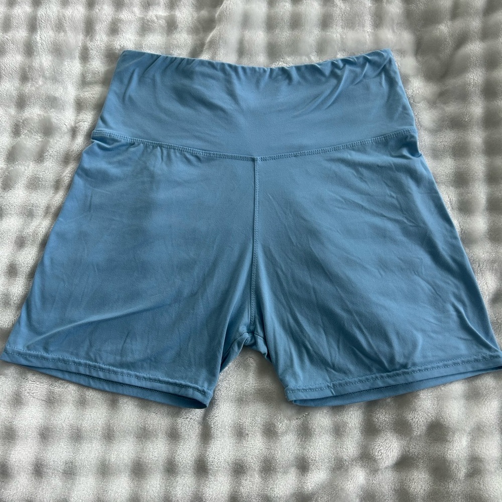 Amazon Women's Light Blue Bike Shorts